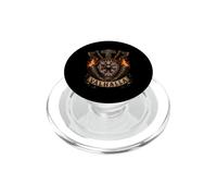 Viking Vegvisir Valhalla Norse Mythology - Urnes Style Fire PopSockets PopGrip per MagSafe