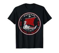 Viking Victory o Valhalla Drakkar Vikings Dragon Ship Tee Maglietta