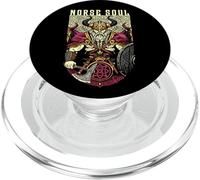 Viking Warrior Norse Soul, scudo con ascia nordica vintage PopSockets PopGrip per MagSafe