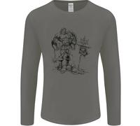 Viking Warrior Teschio Thor Odin Valhalla Mma Uomo Maniche
