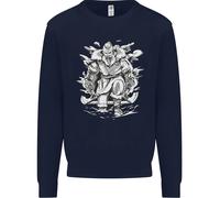 Viking Warrior Valhalla Odin Ascia Palestra God Bambini Felpa Maglione