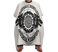 Viking Wolves Norse Unisex Mantello Da Barbiere Professionale Mantellina Parrucchiere Tutta Lunghezza Mantella Parrucchiere Per Parrucchieri Tagliare I Capelli Acconciatura 168X140Cm