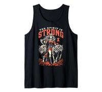 Viking Woman Shield Maiden Strong Norse Spirit, confezione da lupo Canotta