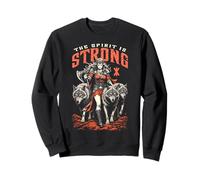 Viking Woman Shield Maiden Strong Norse Spirit, confezione da lupo Felpa