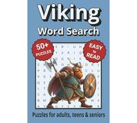 Viking Word Search Puzzle Book: Search with Easy to Read Print about Vikings and More | 6x9 inches, 110 pages | 50+ Puzzles ... Gifts for Vacations, Holidays & Free Times