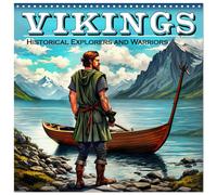 Vikings - Historical Explorers and Warriors (Wall Calendar 2027 12 × 12 Inch) CA