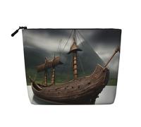 Vikings - Trousse da viaggio versatile da viaggio con cerniera, organizer per accessori, Nero , Taglia unica, Beauty case
