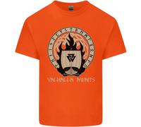 Vikings Valhalla Aspetta Simbolo Valknut Odin Maglietta Bambini