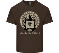 Vikings Valhalla Aspetta Simbolo Valknut Odin Maglietta Bambini