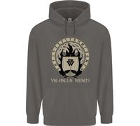 Vikings Valhalla Awaits Valknut Symbol Odin Uomo Felpa