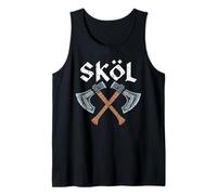 Vikings Warrior Nordic Sköl Norse Skol Canotta