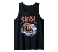 Vikings Warrior Nordic Sköl Norse Skol Canotta