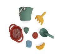 VIKINGTOYS- Viking Toys 5382041 Reline-Set Sabbia, 8 Pezzi, con Secchio e colino, Giocattolo da Spiaggia per Bambini dai 12 Mesi in su, Colore