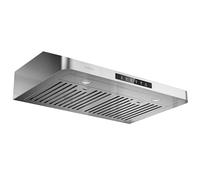 VIKIO HOME - Cappa da cucina con pannello di controllo touch, sensore di gesti a 3 velocità e pannello di controllo touch, ventilazione della cucina in acciaio inossidabile