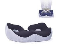 vikitim Cuscino A Ciambella per Coccige, Cuscino Antidecubito con Traforato, Anello della Sede del Coccige Cuscino in Memory Foam dal Design Ortopedico per Alleviare Il Dolore C