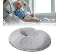 vikitim Cuscino Antidecubito per Anziani, Ciambella Cuscino Sedia Memory Foam, Anello della Sede del Coccige, Cuscino per Seduta Ortopedico per Casa, Auto, Ufficio H