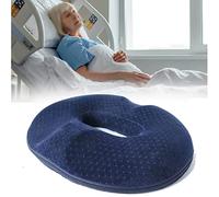 vikitim Cuscino Antidecubito per Anziani, Ciambella Cuscino Sedia Memory Foam, Anello della Sede del Coccige, Cuscino per Seduta Ortopedico per Casa, Auto, Ufficio F