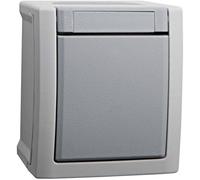 VIKO 90591003-DE Interruttore per ambienti umidi Pulsanti Pacific Grigio 1 pz.