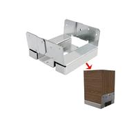 vikofan S180Z10 Base Post, Zincato, 10 pezzi