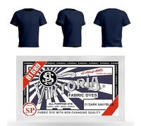 Vikoria - Colore per Tessuti (58 Colori) - Colorazione per Tessuti Neri, Blu, Jeans e Vestiti