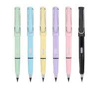 Vikrami lighting 5 matite in metallo senza inchiostro, matita eterna, Magic Pencil con 5 pezzi intercambiabili e 5 gomme, per bambini e adulti a partire dai 3 anni in su, multicolore