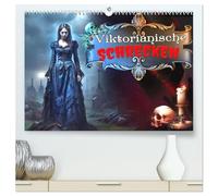Viktorianische Schrecken (hochwertiger Premium Wandkalender 2026 DIN A2 quer), Kunstdruck in Hochglanz: Horror aus dem alten England - ein muss für ... Gruselfreunde. KI-Bilder für die Gänsehaut.