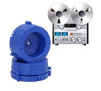 Vikye Adattatori per Hub NAB (1 paio), Base in Plastica con Serratura da 1,4 Pollici per Tas Cam, Studer, Registratori a Nastro Akai Reel-to-Reel (BLUE)
