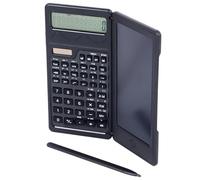 Vikye Calcolatrici di Tablet Rondella Calcolatrice di Funzione Scientifica di Piegatura Intelligente Scream LCD per L'esame di contabilità degli Studenti, Gestito Energia Solare, Penna e Manuale