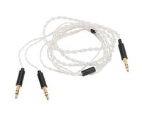 Vikye Cavo Audio Compatibile con Auricolari T1 II T5 MDR Z7, da 3,5 Mm a Doppio Cavo Stereo di Ricambio in Rame in Argento da 3,5 Mm (4 Piedi/1,2 m)