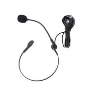 Vikye Cuffie Cablate con Microfono, Asta Cablata Flessibile da 3,5 Mm per Amplificatore Vocale, Cavo da 1,2 M per Riunioni Video, Giochi Musicali