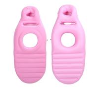 Vikye Cuscino per il Corpo Pieno con Buco della Pancia, Supporto per Sonno Gonfiabile con Foro della Pancia per Galleggiante in Piscina, Massaggio, Yoga (PINK)