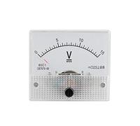 Vikye DC Analog 85C1 Voltmetro di Corrente Tensione 2.5 Pannello Voltmetro Analogico di Tensione di Precisione per Esperimenti (Misurazione della Pressione 0-15V)