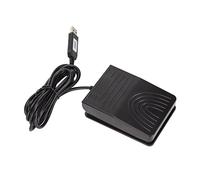 Vikye Interruttore a pedale USB, per videogiochi, vivavoce, controllo a tasto, programma, mouse per computer, tastiera con cavo da 2,2 m, interruttore a pedale ergonomico USB per giochi,