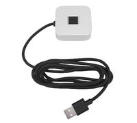 Vikye Lettore di Impronte Digitali USB, Dongle per PC per Scanner Biometrico di Impronte Digitali a Corrispondenza Rapida, Tocco a 360 Gradi per Wins 10 11 Hello per Crittografia (SILVER)