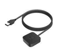 Vikye Lettore di Impronte Digitali USB, Dongle per PC per Scanner Biometrico di Impronte Digitali a Corrispondenza Rapida, Tocco a 360 Gradi per Wins 10 11 Hello per Crittografia (BLACK)