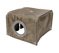 Vikye Mini Escavatore Marmitta Copertura Coperta per Terna Motore Scudo | Isolamento con barriera termica, protezione in alluminio in fibra di vetro, macchinari da cantiere, dispositivi di