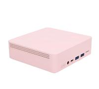 Vikye Mini PC con N100, Doppio WiFi e Bluetooth, Gigabit Ethernet, Piccolo Computer Desktop Compatto per Uso Domestico (8G e 256G Rosa)