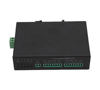 Vikye Modem Ottico Modem Ottico Bidirezionale Seriale a 8 Porte Supporta 128 Dispositivi, Convertitore Seriale a Fibra (Spina UE)
