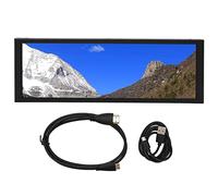 Vikye Monitor Portatile, Monitor Portatile LCD TFT da 7,9 Pollici 400x1280 HD 5 Punti di Tocco Monitor per Laptop Schermo USB HDM IPS per Raspberry Pi