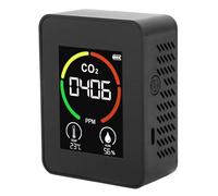 Vikye Monitoraggio della qualità Dell'aria CO2 Altamente Cucito -Termometro di Carico di Prova TVOC Higrometro