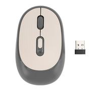 Vikye Mouse Wireless, Mouse Cordless Silenzioso 2.4G con Ricevitore USB, Mouse per Computer Portatili per PC, Tablet, Laptop con Ricevitore USB (GRAY)