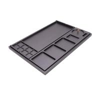 Vikye Organizzatore di Parti di Orologi Efficiente Vassoio di Movimento 'orologio Copertura Antipolvere per la Riparazione di Orologi Lavorazione in Acciaio Legato Acrilico 8,5x6,1 Pollici Design