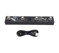 Vikye Pedale MIDI BT Wireless Multifunzione Controller a Pedale Ricaricabile Leggero per L'elaborazione di Effetti per Chitarra Home Studios 8,27"