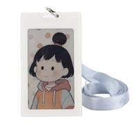 Vikye Porta Badge Elettronici, Badge con Display E-Paper da 3,7 Pollici con NFC, Targhetta con Nome Resistente All'acqua per Tessera Visitatore ID Studente Carta Volontaria