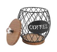 Vikye Portacapsule per caffè, Design in Filo Metallico a Forma di Frutta