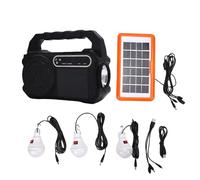 Vikye Ricevitore Radio Portatile, Radio a Transistor AM FM, Mini Radio Tascabile con Torcia 3 Lampadine con Pannello Solare per Picnic Barbecue Campeggio Emergenza