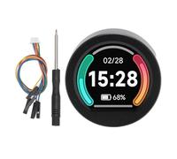 Vikye Scheda di Sviluppo con Display, 0,99 Pollici Display IPS LCD Rotondo MCU Microcontroller Scheda di Sviluppo, Bulti in 264KB 2MB Flash per RP2040