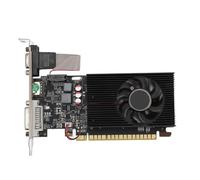 Vikye Scheda Grafica GT 730 da 2 GB, Scheda Grafica per Computer GDDR3 a 64 Bit con Ventola, Scheda Grafica per Giochi PCI Express 2.0, Desktop DVI VGA HDMI