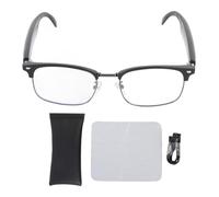 Vikye Smart Translation Glasses, 5.3, Traduzione Vocale in Tempo Reale e Trasmissione, AI Smart Glasses, Protect Eyes From Deniful Blue Light (GREY)