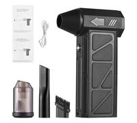 Vikye Soffiatore per Polvere Elettrico da 160 W per Spolverino Ad Aria Compressa con Materiale di Alta qualità e Regolabile a 4 velocità per Pulizia e Gonfiaggio Potenti - Ottimo per Uso Esterno in